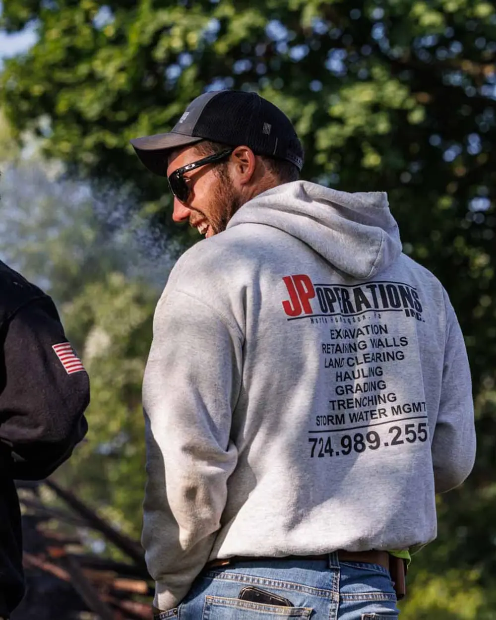 JP Construction crew on a job site in Westmoreland County, PA